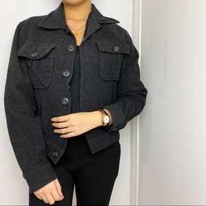 Club Monaco Wool Jacket Black